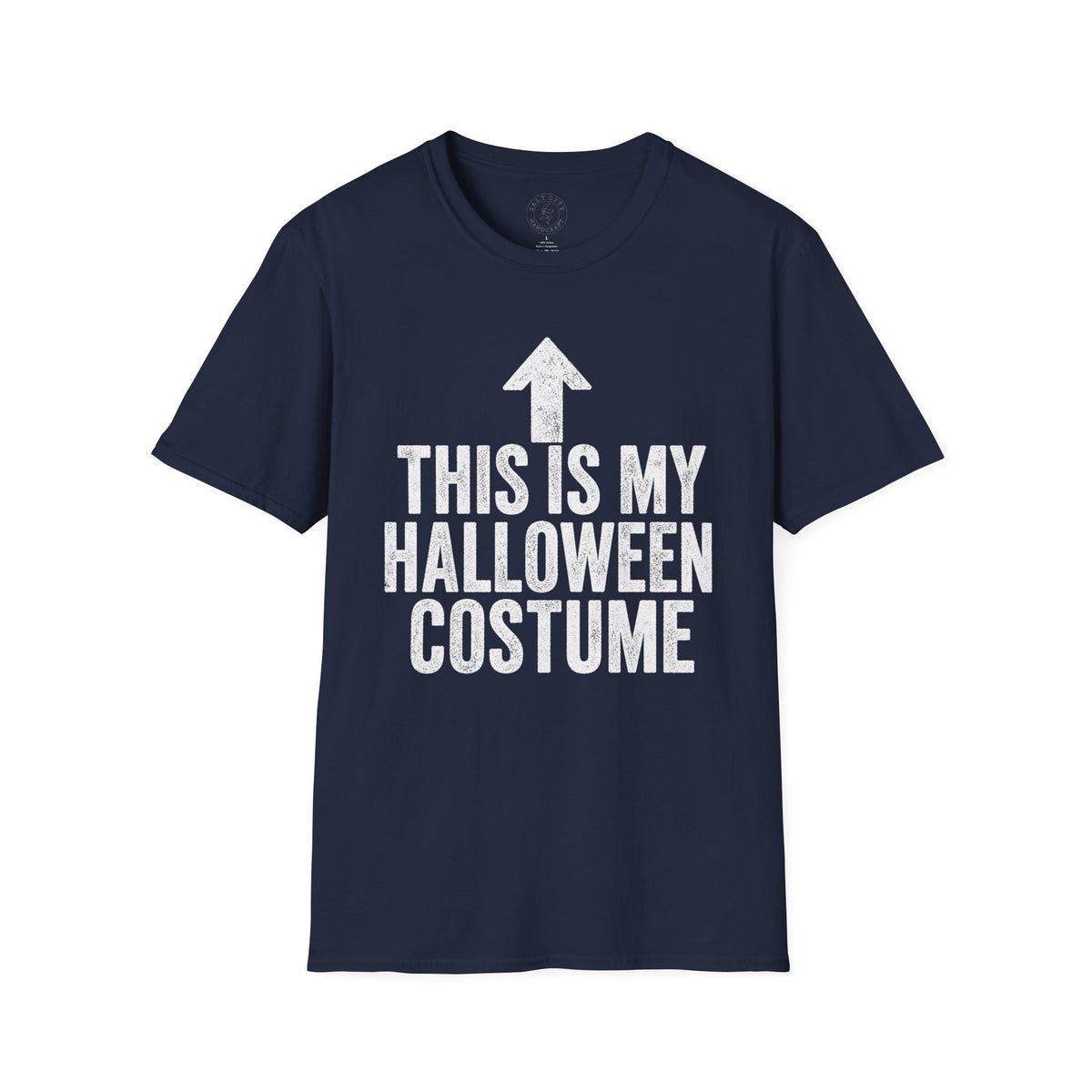 This Is My Halloween Costume T-Shirt — Funny Arrow Graphic Tee for Halloween