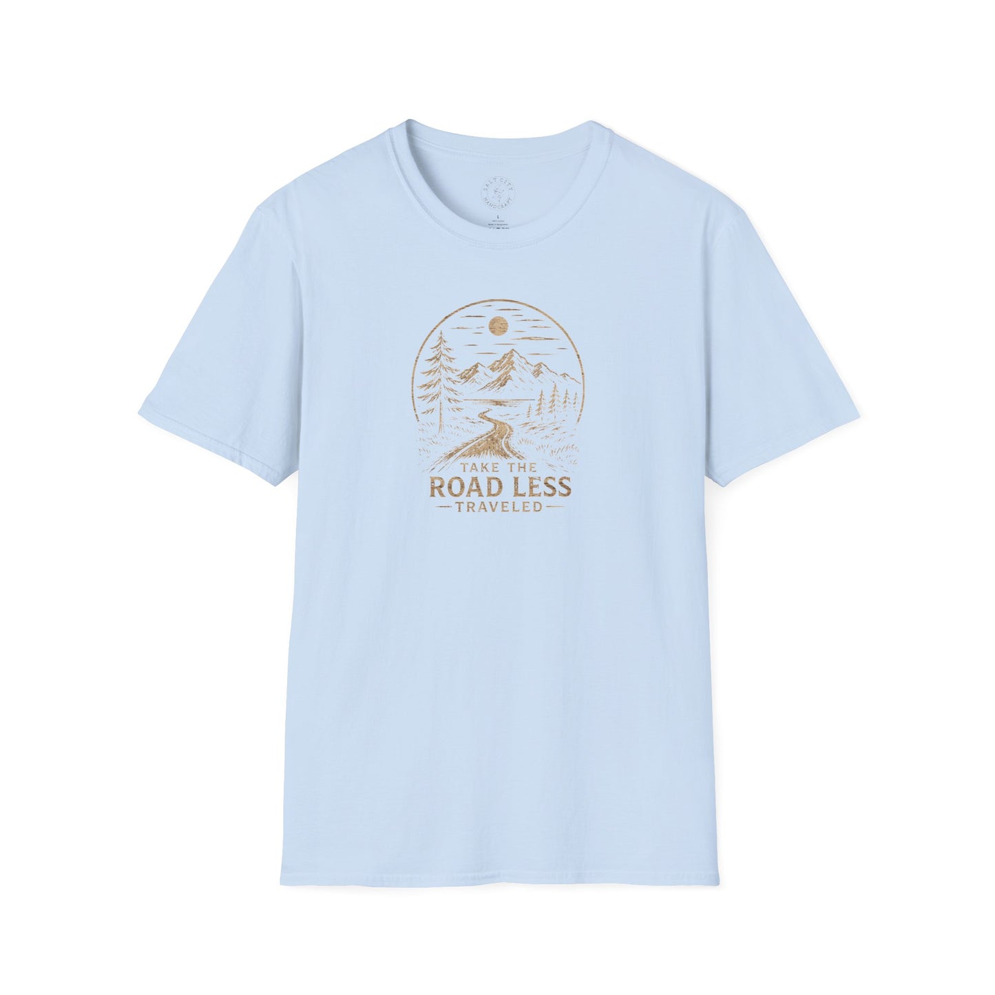 Road Less Traveled Mountain T‑Shirt — 'Take the Road Less' Adventure Tee