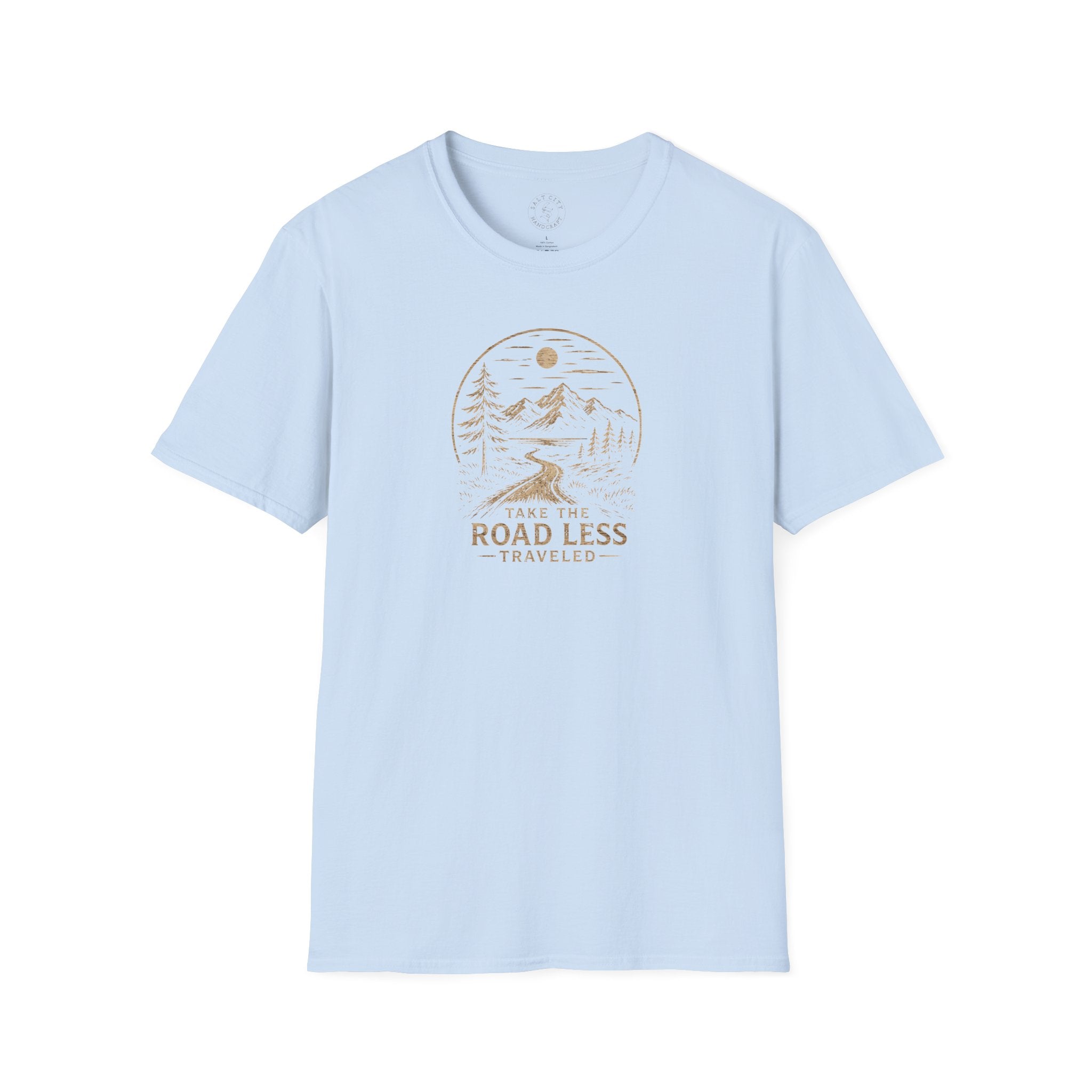 Road Less Traveled Mountain T‑Shirt — 'Take the Road Less' Adventure Tee