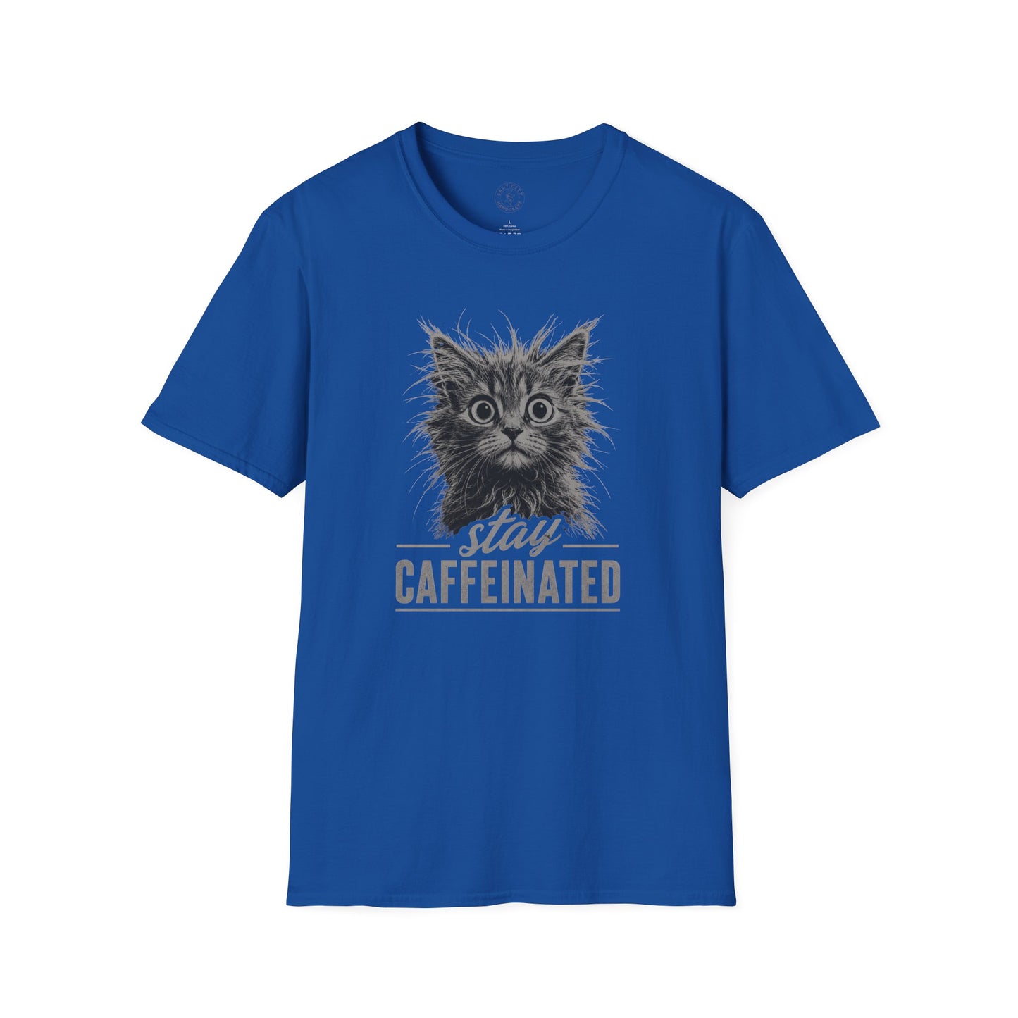Stay Caffeinated Cat T-Shirt | Cat Tee