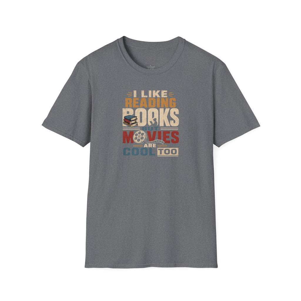 Books Unisex Softstyle T-Shirt | Funny Books And Movies Tee