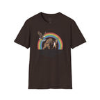 This Is Prolly My Awesomest T-Shirt — Funny Retro Rainbow Animal Graphic Tee