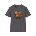 Good Vibes Sunset Tee — Retro Surf Van T-Shirt