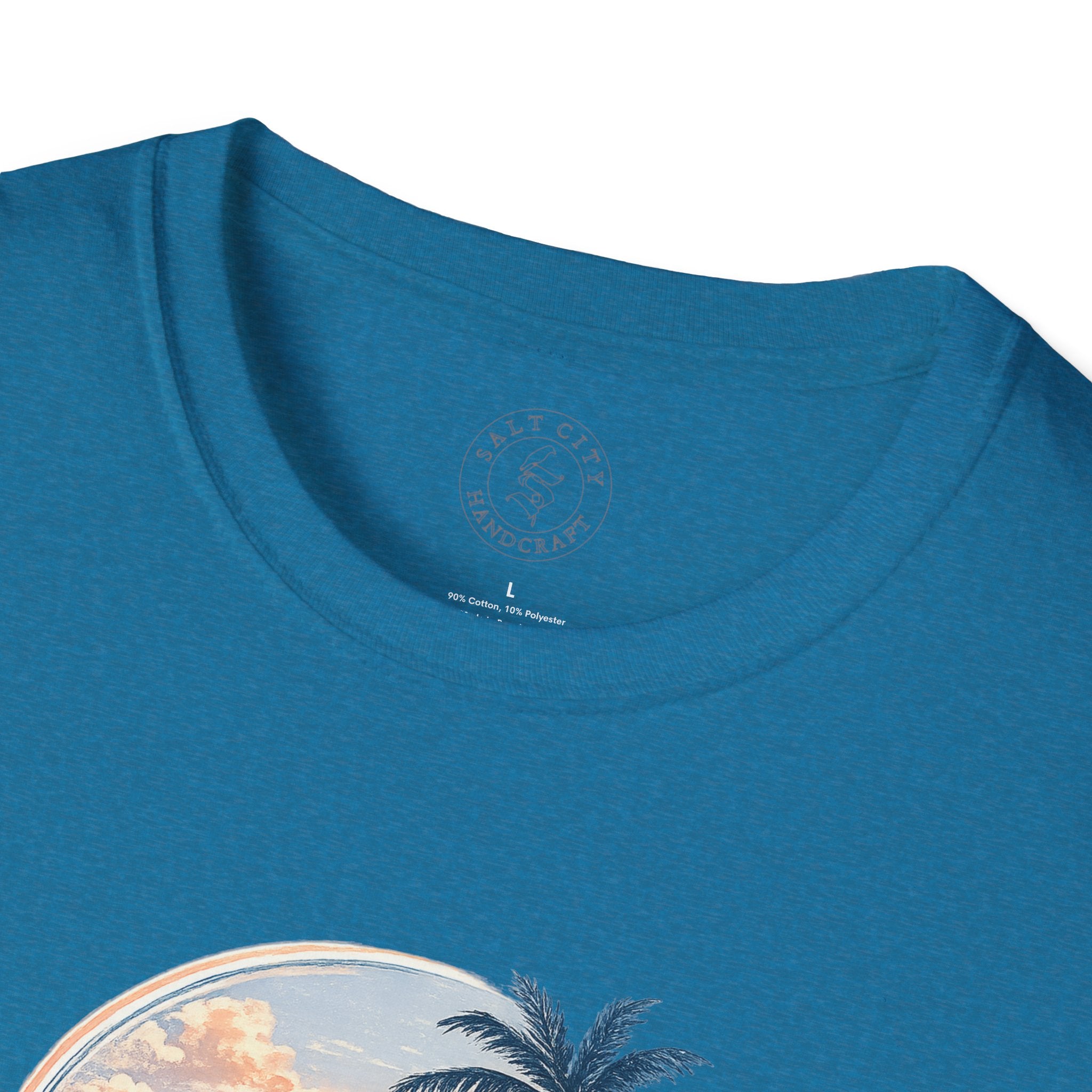 Calm Paradise Sunset T-Shirt — Tropical Beach Graphic Tee