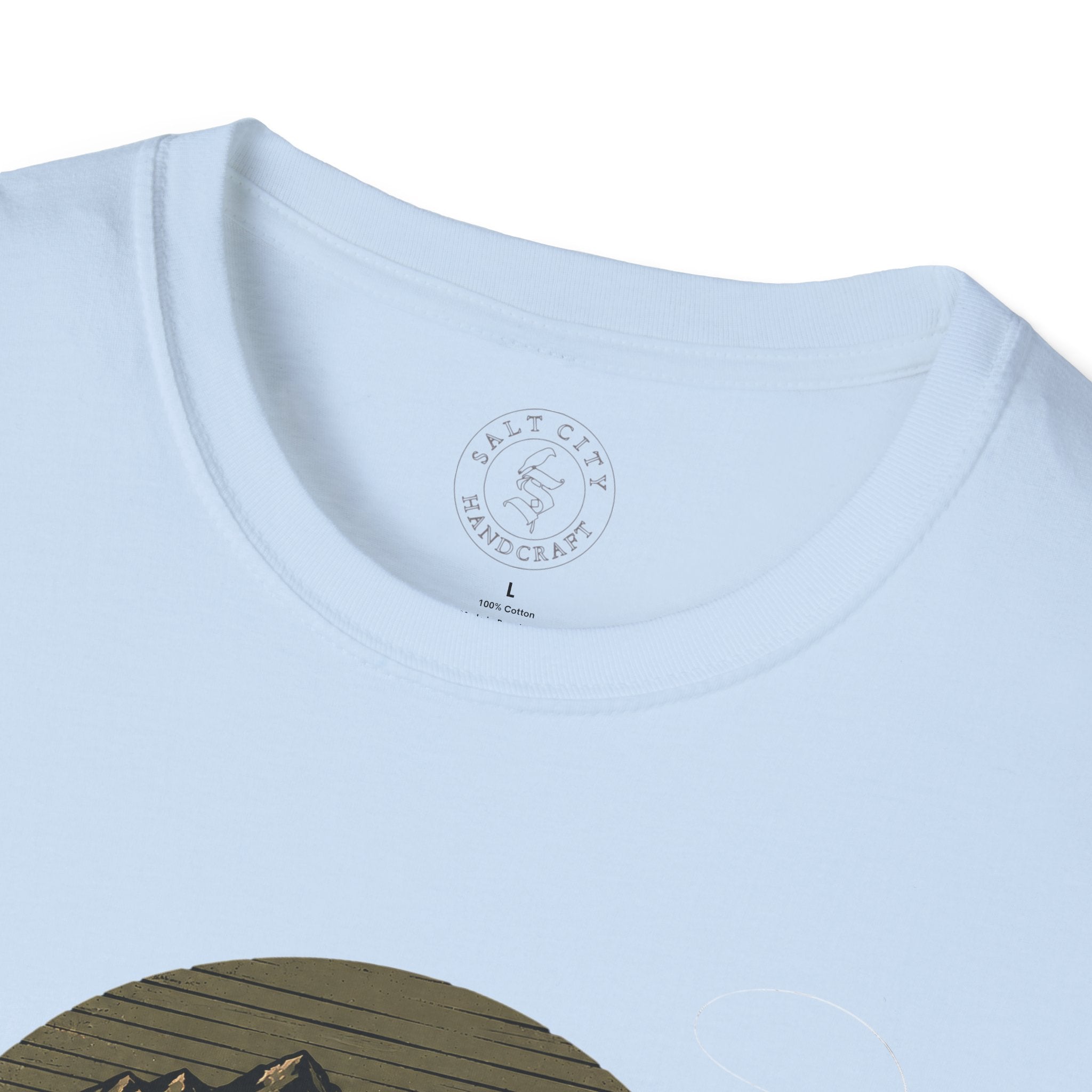 Fishing T-Shirt — 'Hooked' Rainbow Trout Graphic Tee