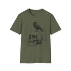 Raven Skull Graphic Tee | Skull T-Shirt | Raven Tee
