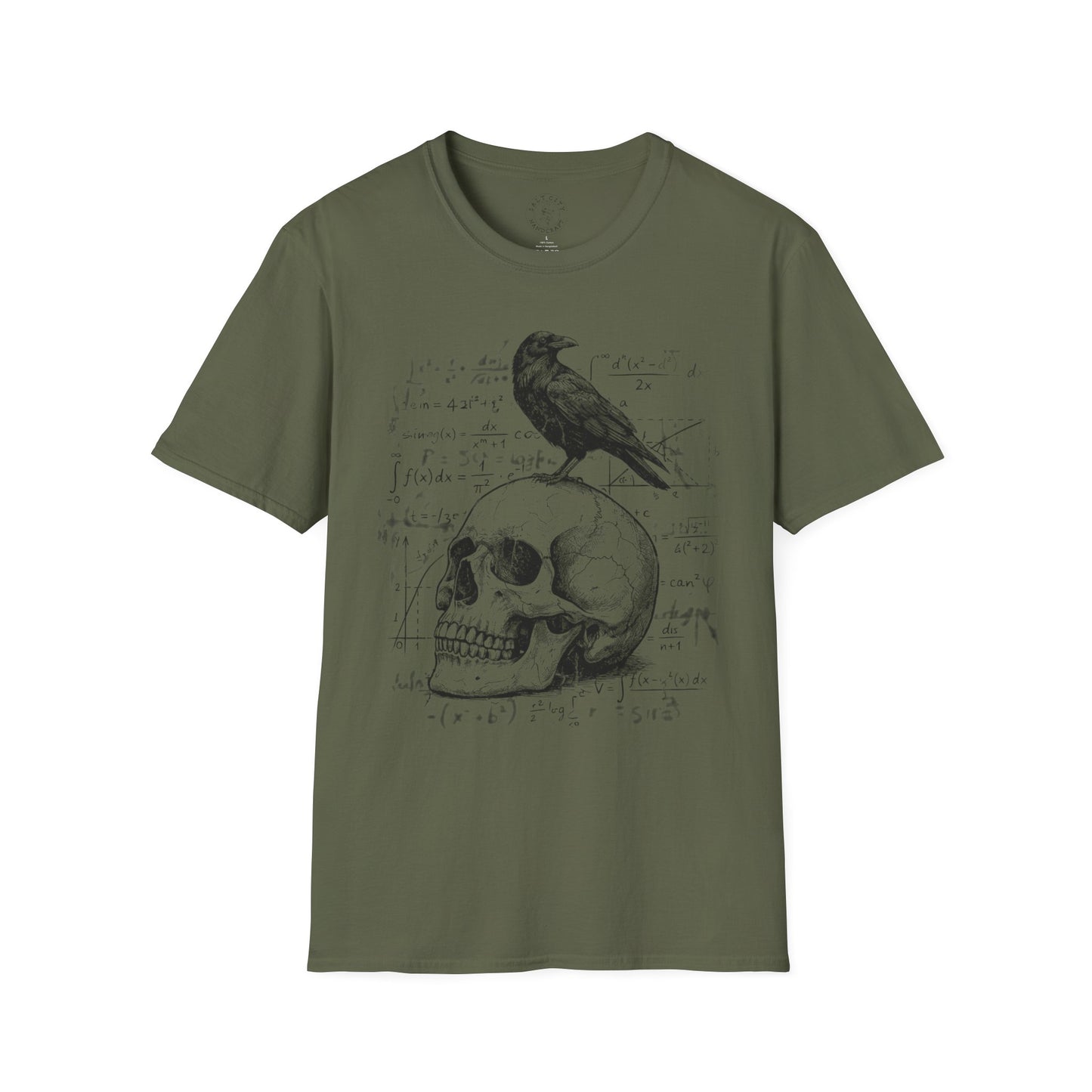 Raven Skull Graphic Tee | Skull T-Shirt | Raven Tee