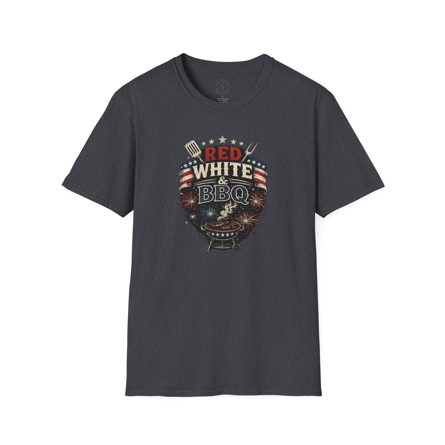 Red, White & BBQ T-Shirt — Patriotic 4th of July Grill Tee