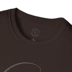 Fly Fishing T-Shirt — Minimal Fly & Rod Illustration