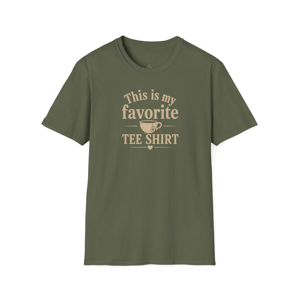 Favorite Tee Shirt T‑Shirt — "This Is My Favorite Tee Shirt" Graphic