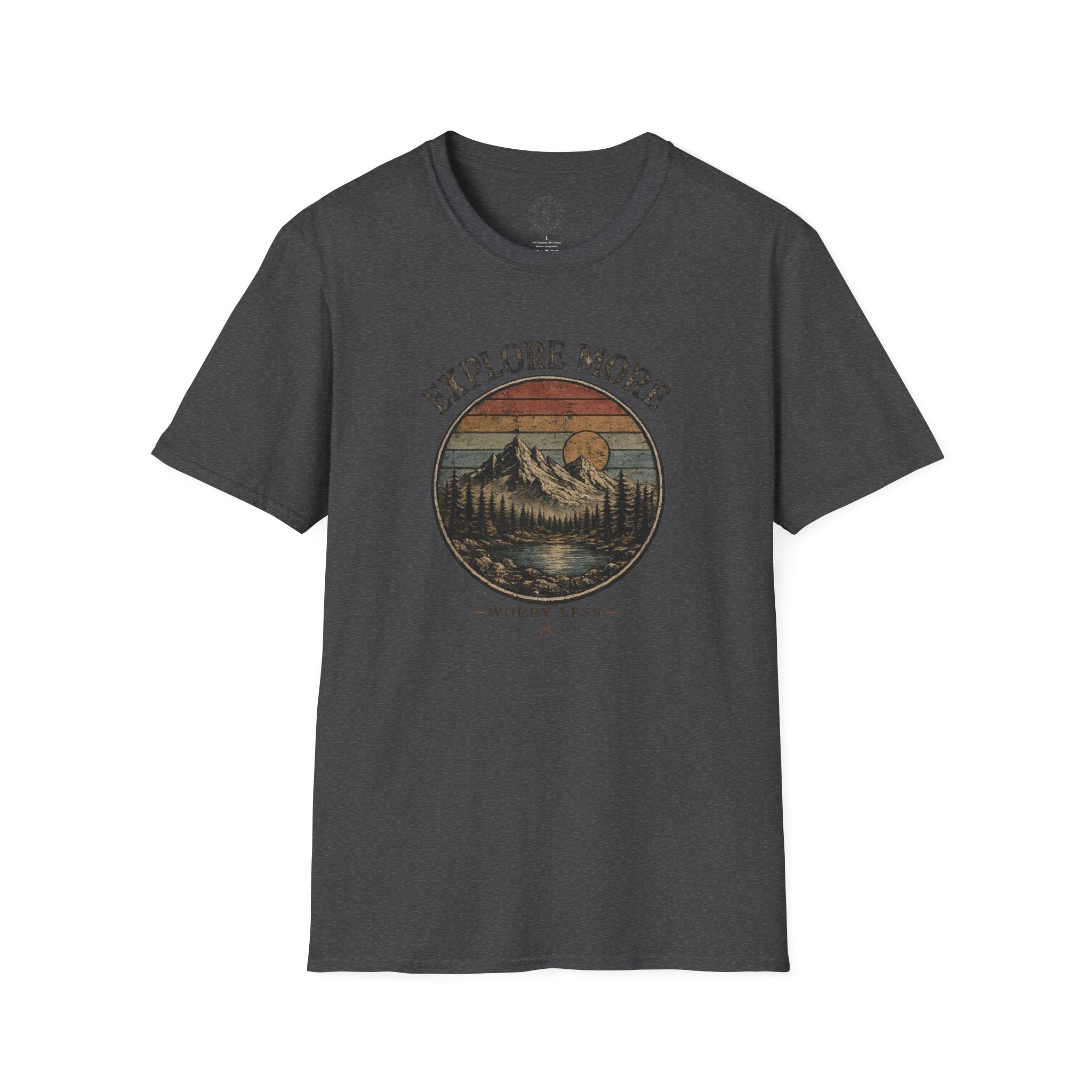 Explore More Mountain Lake T-Shirt — Adventure Outdoors Graphic Tee