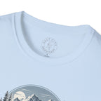 Women's Powder Before Work Ski T-Shirt |  Snowboarding Skiing Mountain Graphic Tee | Unisex Tee