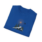 Backcountry Skier T-Shirt | Nature Minimalist Outdoor | Sunset Skier
