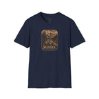 Women With Dog Mountain T-Shirt — 'Wander Together' Vintage Mountain Camping Tee