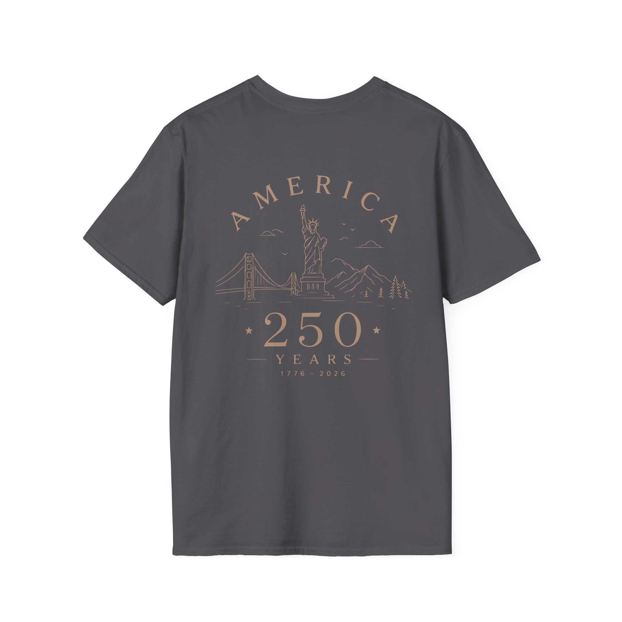 America 250 Years Commemorative T-Shirt | Minimal Patriotic Tee