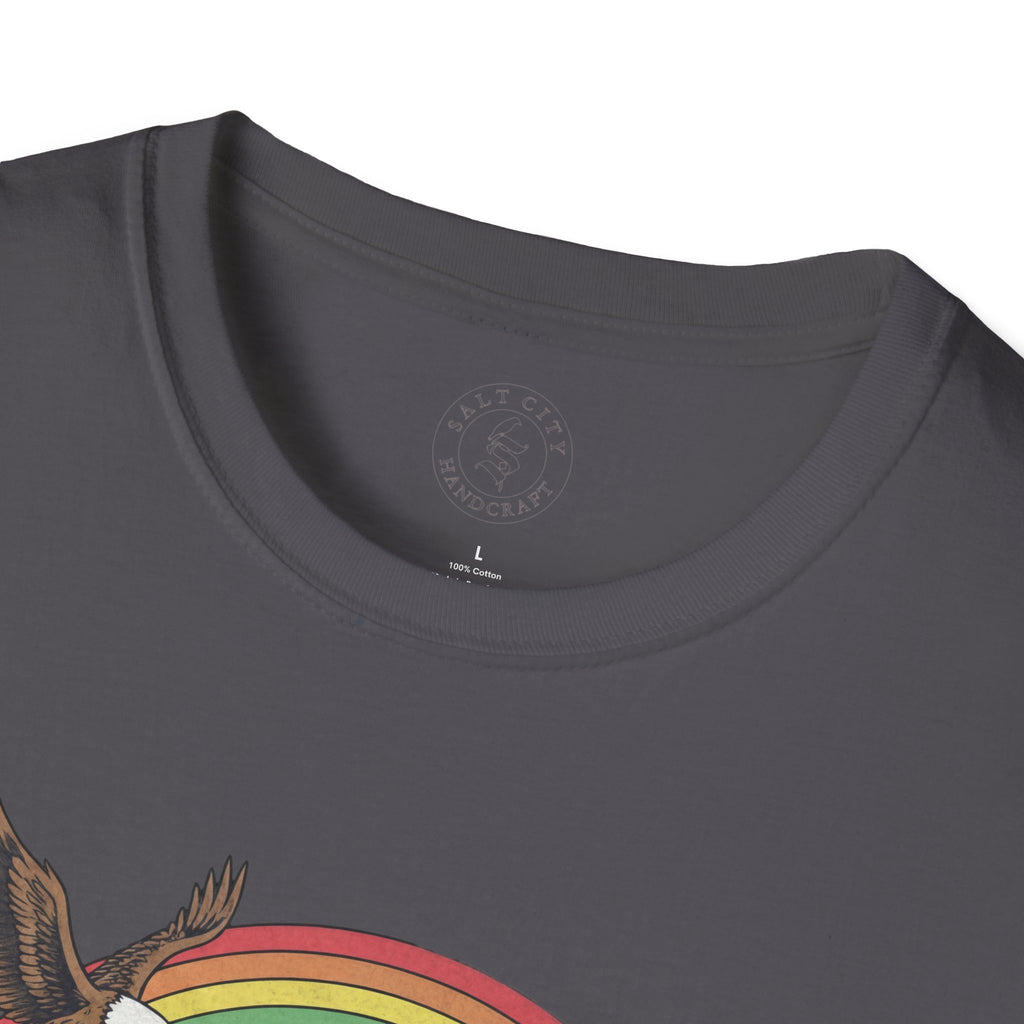 This Is Prolly My Awesomest T-Shirt — Funny Retro Rainbow Animal Graphic Tee