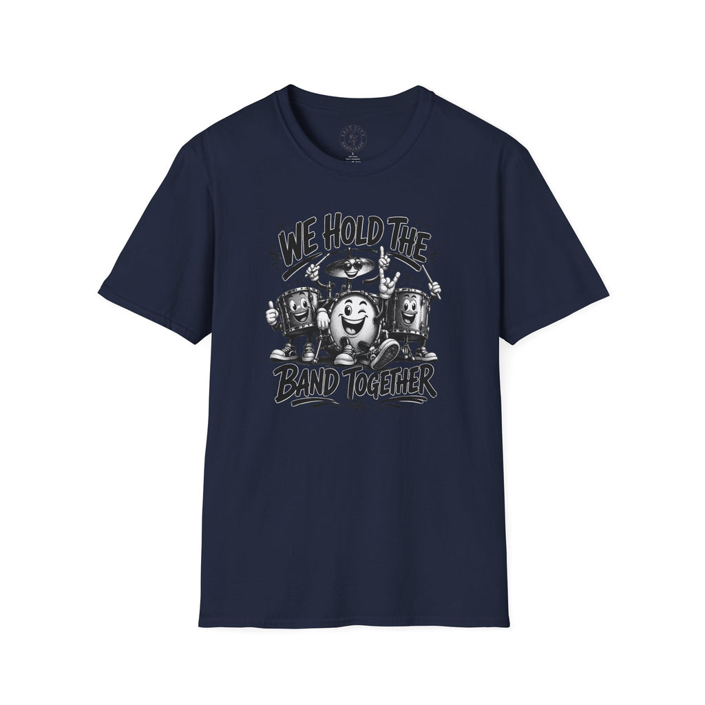 We Hold The Band Together T-Shirt — Vintage Music Cartoon Tee