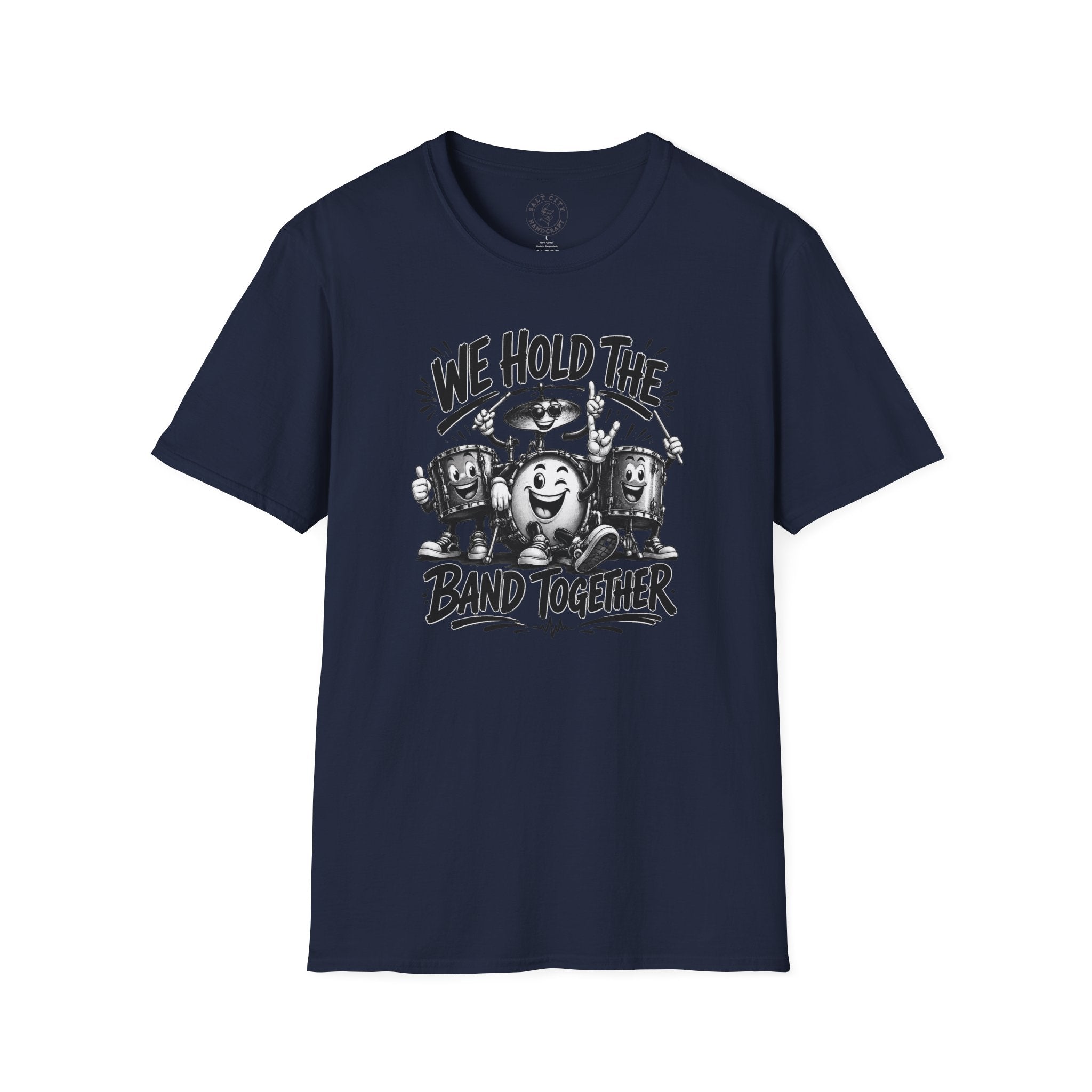 We Hold The Band Together T-Shirt — Vintage Music Cartoon Tee