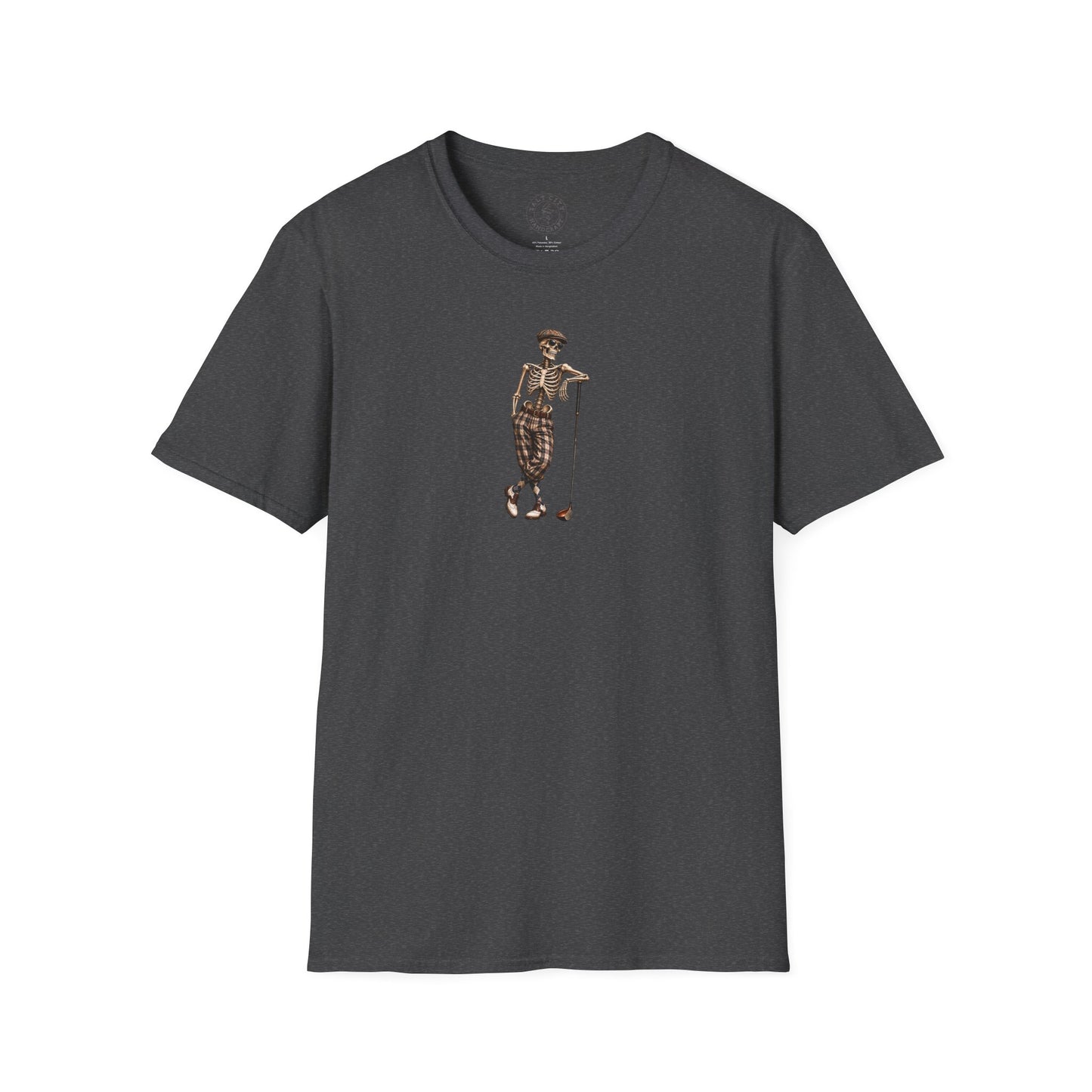 Vintage Golf Skeleton T-Shirt — Retro Golfer Graphic Tee