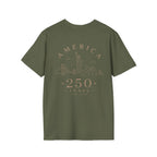 America 250 Years Commemorative T-Shirt | Minimal Patriotic Tee