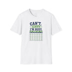 Can't, Sorry I'm Busy Golf T-Shirt — Funny Golf Shirt