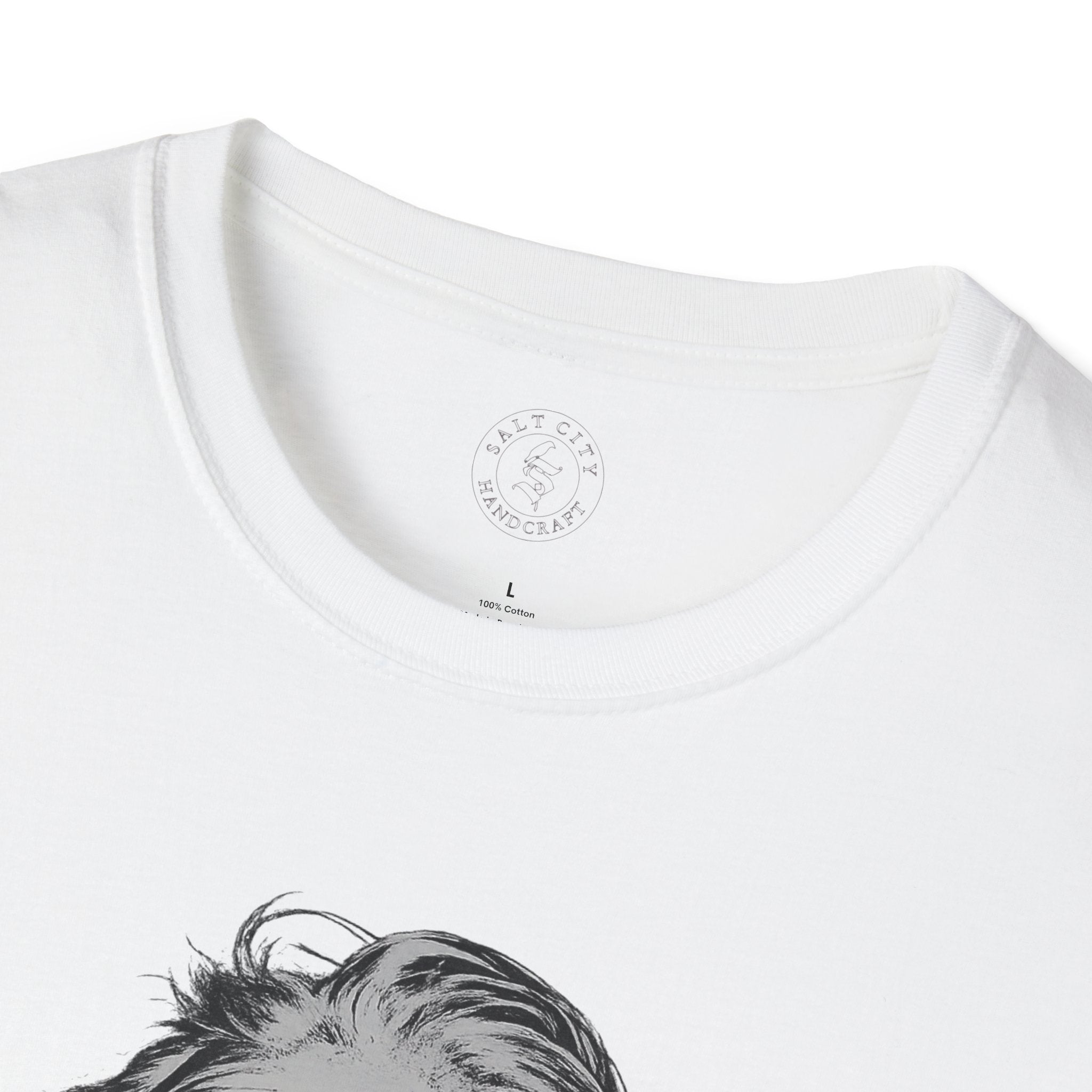 Stay Caffeinated T-Shirt — Funny Coffee Tee with Einstein Sketch