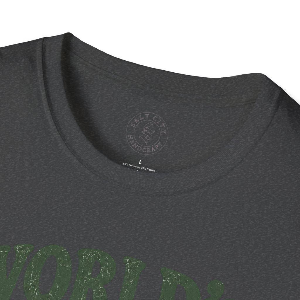 T-Shirt | "World's Okayest Golfer" Retro Golf Humor Tee | Golf Tee