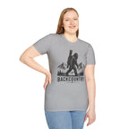 Backcountry Sasquatch T-Shirt — Mountain Skiing Bigfoot Outdoor Tee