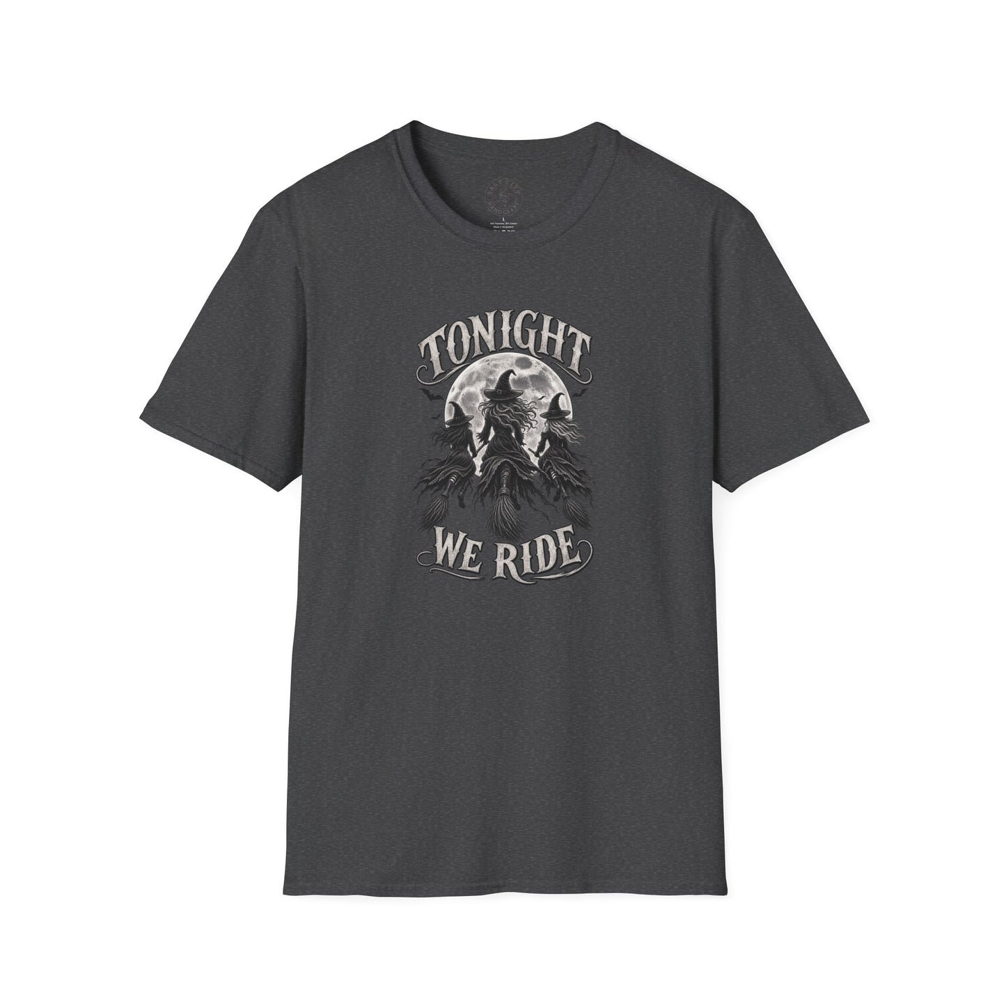 Halloween Witch Riders T‑Shirt - "Tonight We Ride" Vintage Moonlit Witch Design