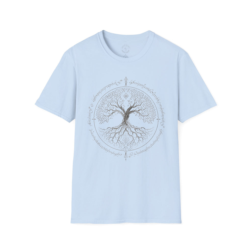 Tree of Life T-Shirt — Minimalist Mandala Design