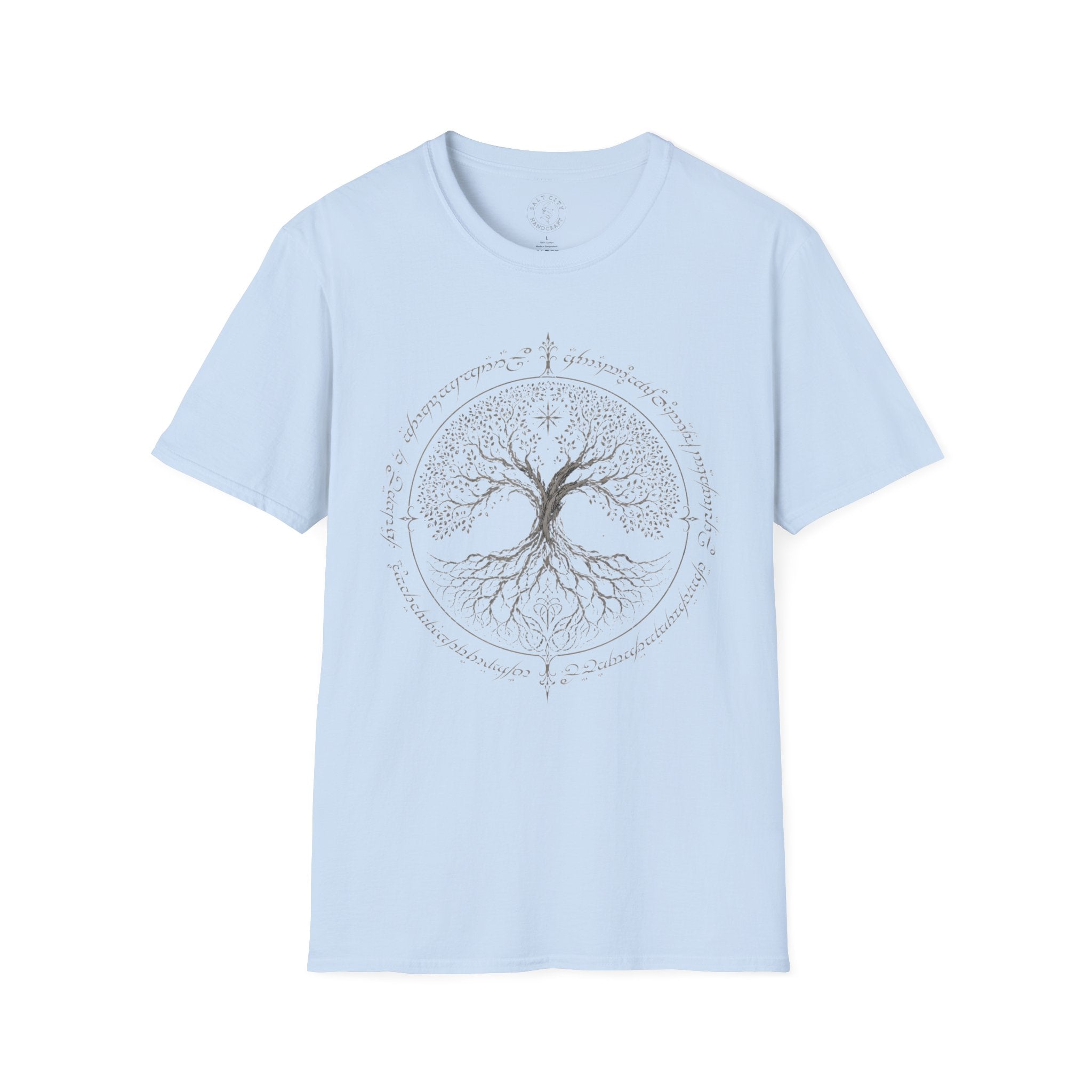 Tree of Life T-Shirt — Minimalist Mandala Design