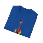 Acoustic Guitar Paint T-Shirt | Acoustic Guitar Shirt