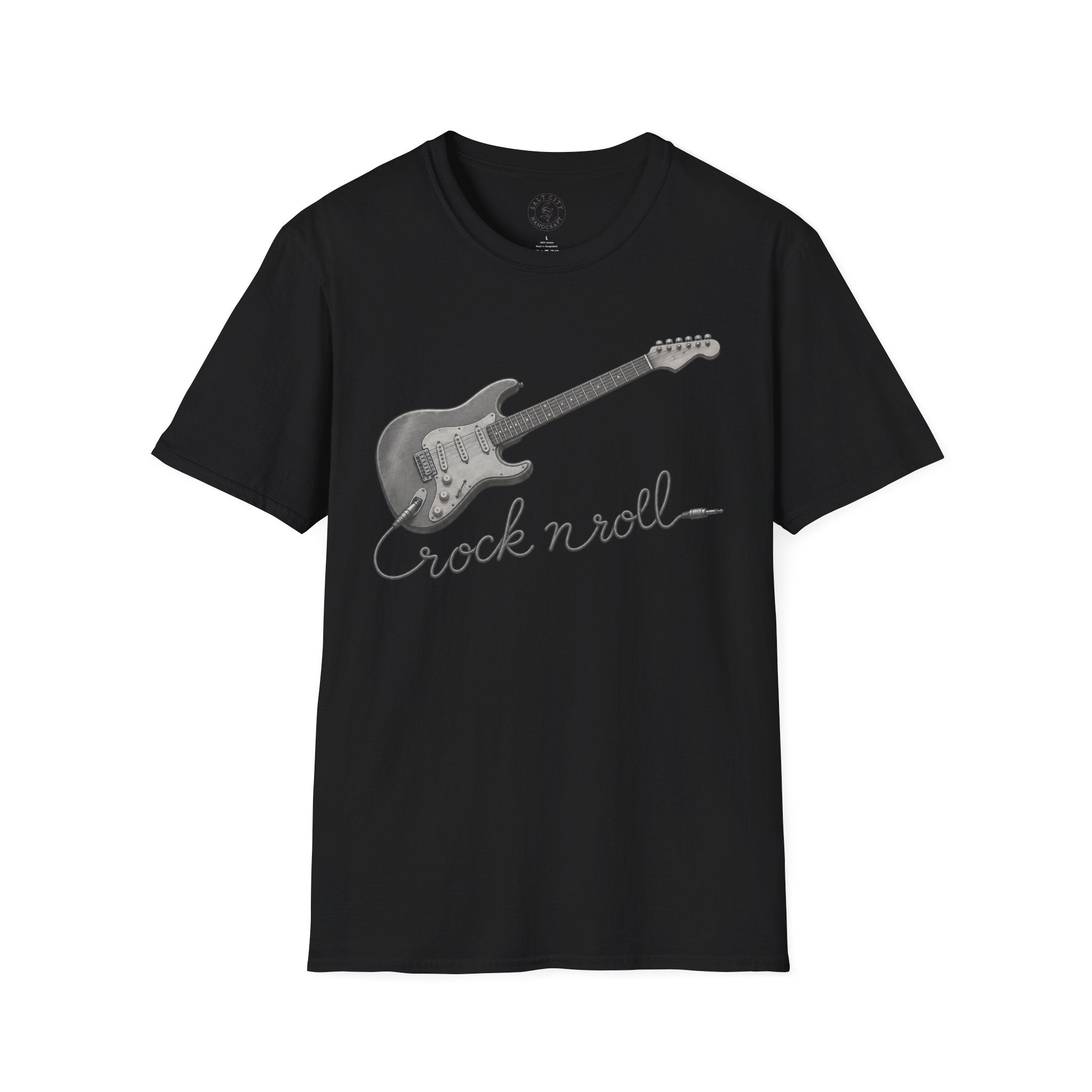 Guitar "Rock n Roll" T-Shirt – Vintage Electric Guitar Tee