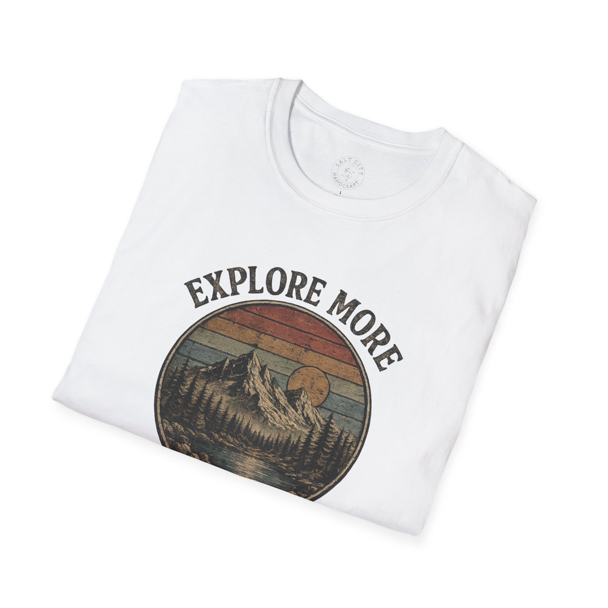 Explore More Mountain Lake T-Shirt — Adventure Outdoors Graphic Tee