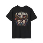 America 250th Birthday T-Shirt — Patriotic Eagle 1776–2026 Celebration Tee