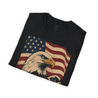 Patriotic Eagle T‑Shirt | American Flag Bald Eagle Graphic Tee