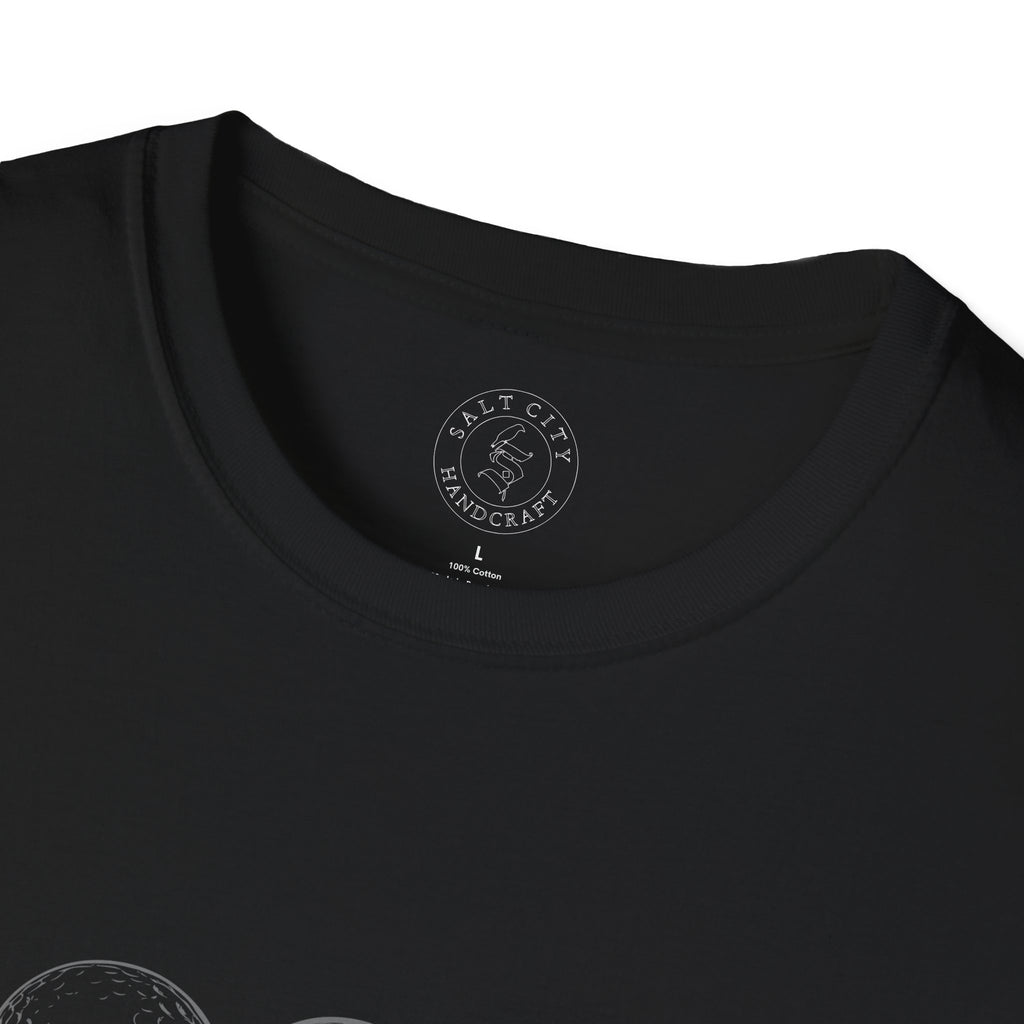Row of Golf Balls T-Shirt | Minimalist Golf Design | Sports Apparel