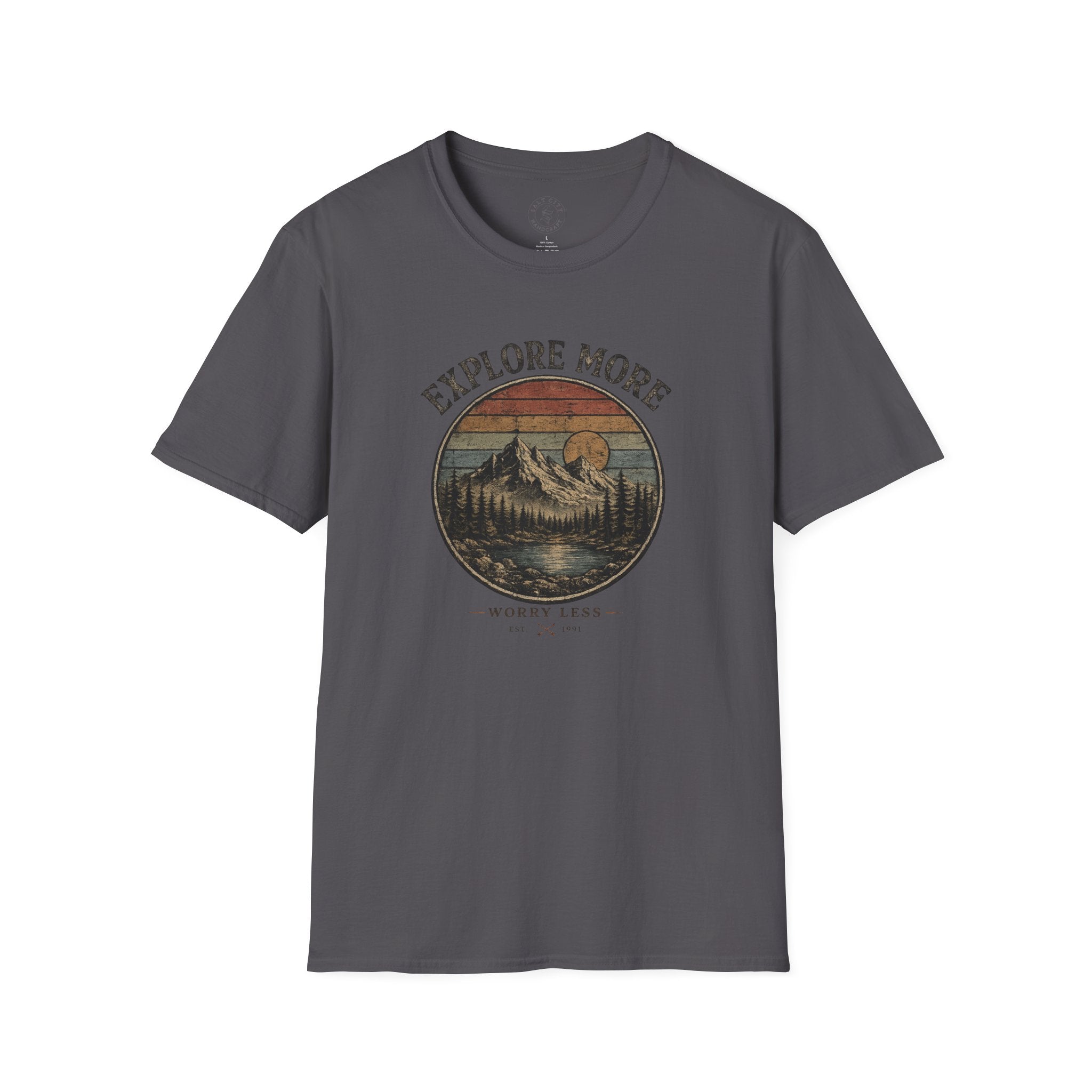 Explore More Mountain Lake T-Shirt — Adventure Outdoors Graphic Tee