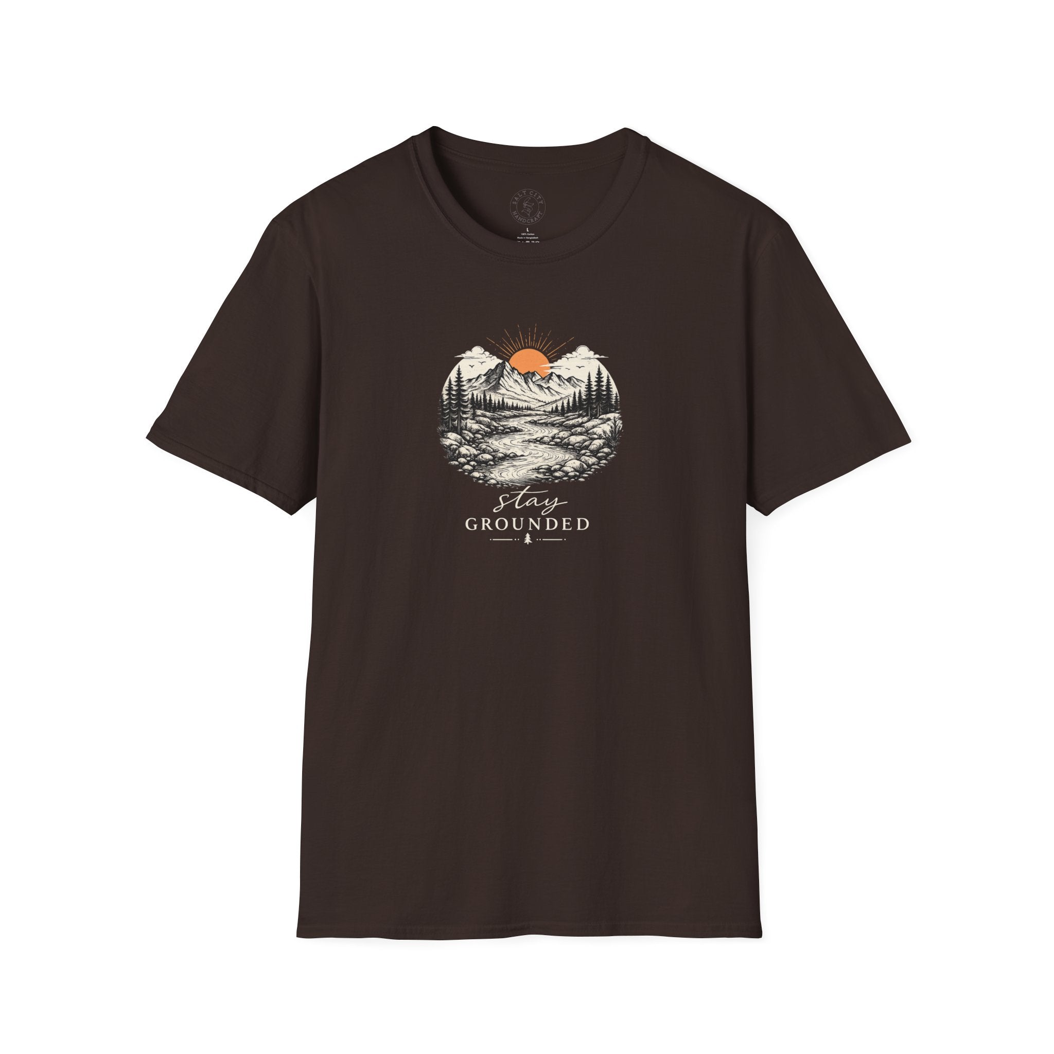 Unisex Softstyle "Stay Grounded" T-Shirt | Nature Tee