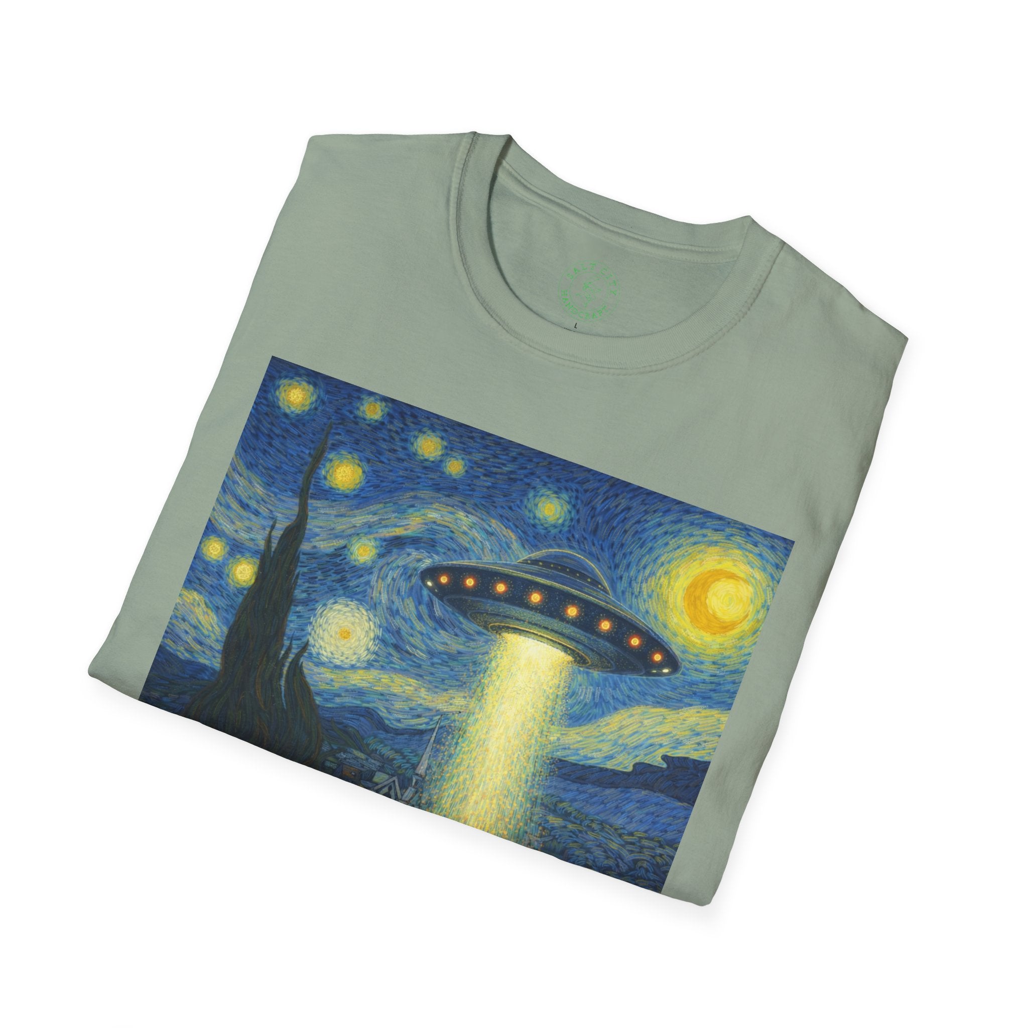 Classic Painting UFO | Starry Night | UFO Shirt