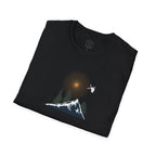 Backcountry Skier T-Shirt | Nature Minimalist Outdoor | Sunset Skier
