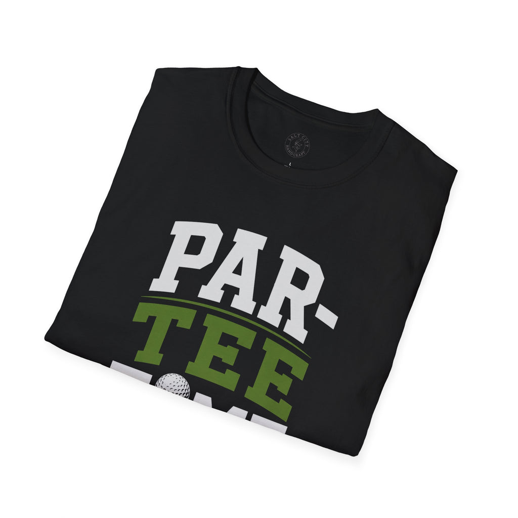 Par-Tee Time Golf T-Shirt — Funny Golf Shirt with Tee & Ball Design