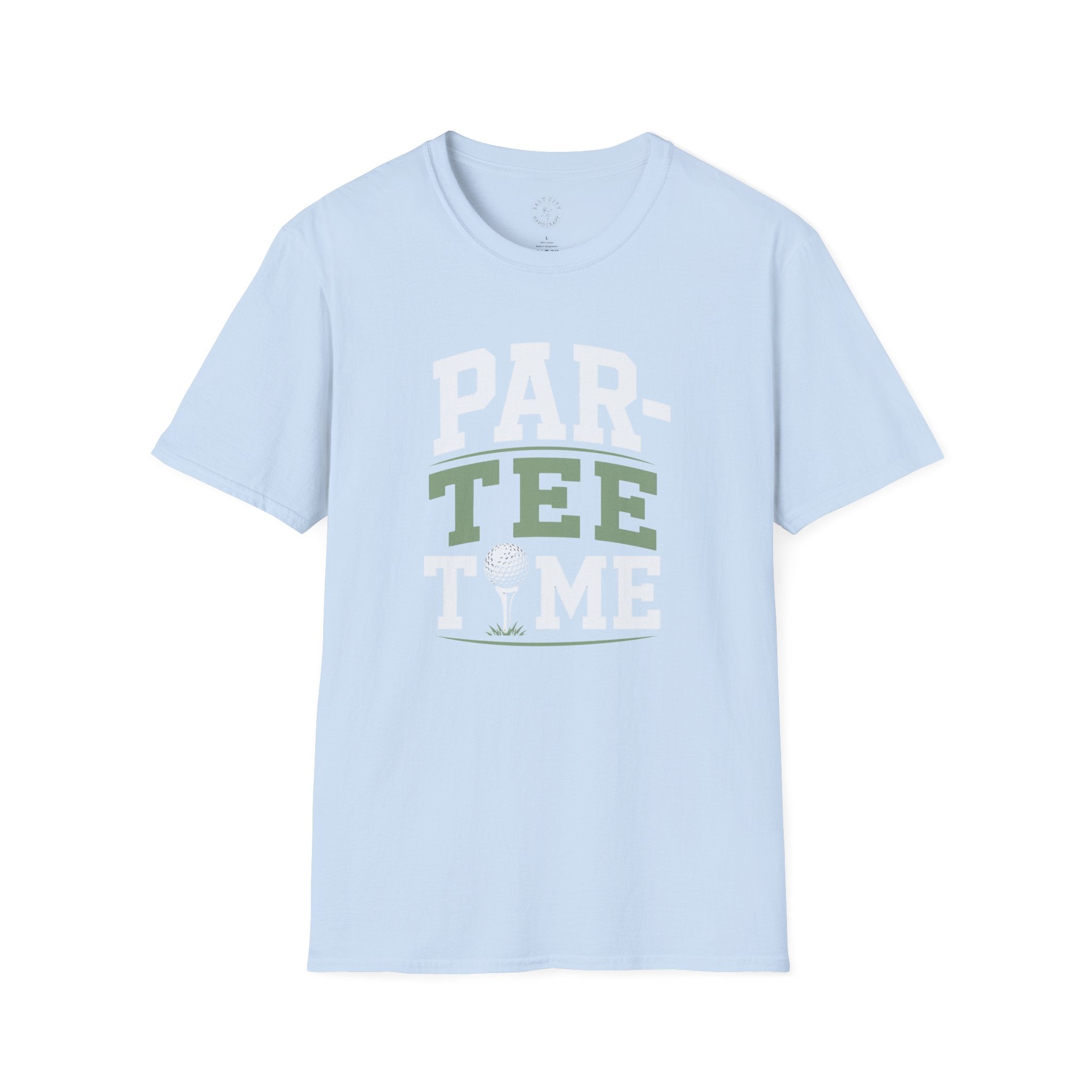 Par-Tee Time Golf T-Shirt — Funny Golf Shirt with Tee & Ball Design