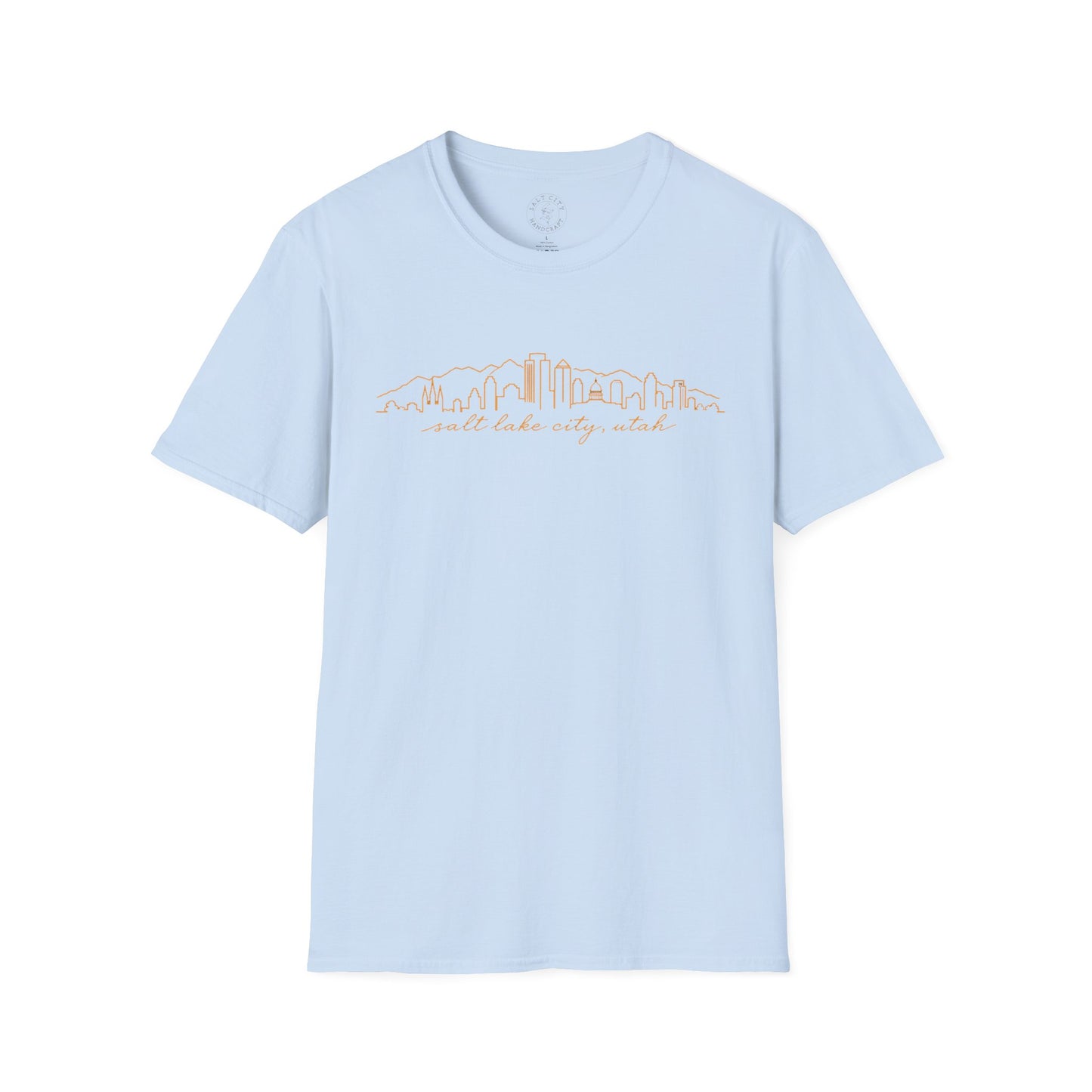 Salt Lake City Skyline T-Shirt — Minimalist Mountain City Tee