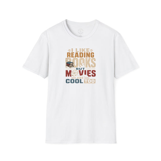 Books Unisex Softstyle T-Shirt | Funny Books And Movies Tee