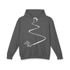 Skier White Hoodie | Plain Pullover Hooded Sweatshirt