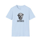 Stay Caffeinated Dog T-Shirt — Cute Pup Coffee Lover Tee