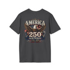 America 250th Birthday T-Shirt — Patriotic Eagle 1776–2026 Celebration Tee