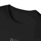 Minimal Acoustic Guitar Graphic T-Shirt | Yellow Guitar Strings