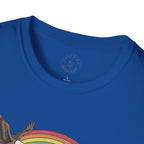 This Is Prolly My Awesomest T-Shirt — Funny Retro Rainbow Animal Graphic Tee